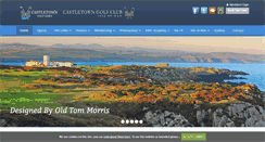 Desktop Screenshot of castletowngolflinks.com